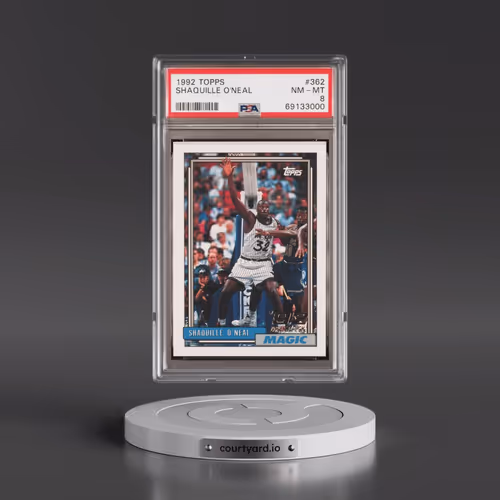 1992 Topps #362 Shaquille O'Neal (PSA 8 NM-MT)