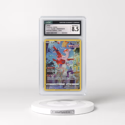 2022 Crown Zenith #GG20/GG70 Latias (CGC 8.5 NM-MT+)