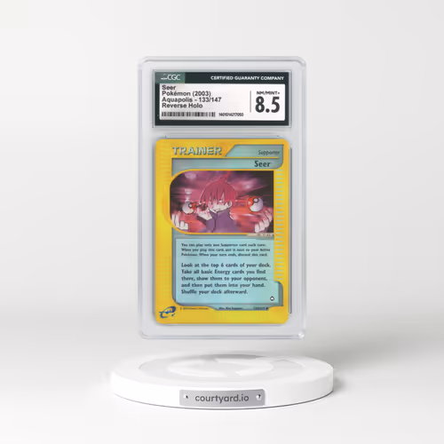 2003 Aquapolis #133 Seer - Holo e-Card Symbol (CGC 8.5 NM-MT+)