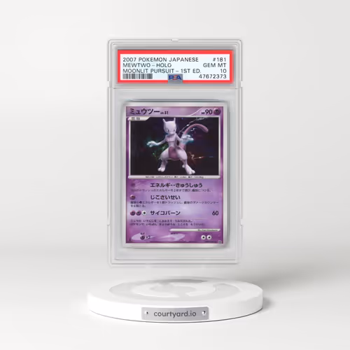 2007 Pokémon Diamond & Pearl Moonlit Pursuit #181 Mewtwo - 1st Edition Holo (PSA 10 GEM MINT)