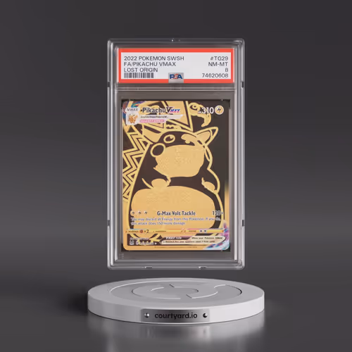 2022 Pokémon Sword & Shield Lost Origin #TG29 Pikachu Vmax - Full Art (PSA 8 NM-MT)