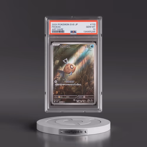 2024 Pokémon SV8-Super Electric Breaker #110 Feebas - Art Rare (PSA 10 GEM MINT)
