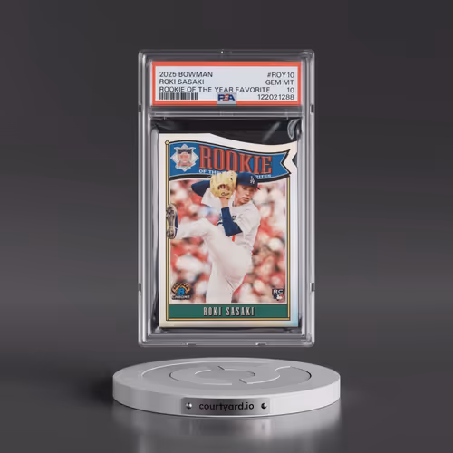 2025 Bowman Rookie of the Year Favorites #ROY10 Roki Sasaki (PSA 10 GEM MINT)