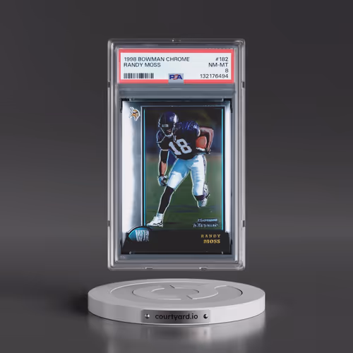 1998 Bowman Chrome #182 Randy Moss (PSA 8 NM-MT)