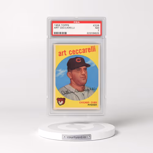 1959 Topps #226 Art Ceccarelli (PSA 7 NM)