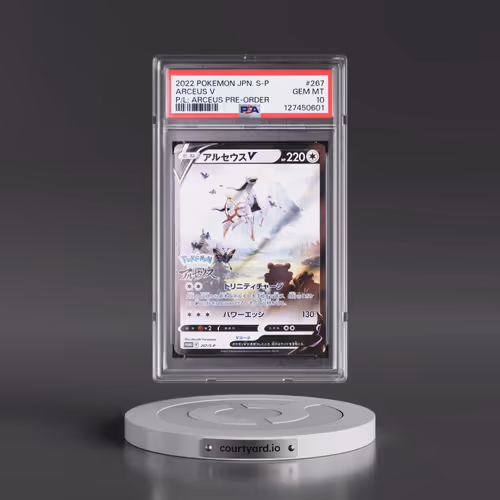 2022 Pokémon S Promo #267 Arceus V - Holo Pokemon Legends: Arceus Pre-Order (PSA 10 GEM MINT)