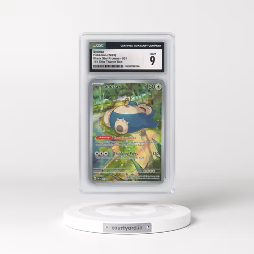 2023 Black Star Promos - Scarlet & Violet SVP EN #051 Snorlax - 151 Elite Trainer Box (CGC 9 MINT)