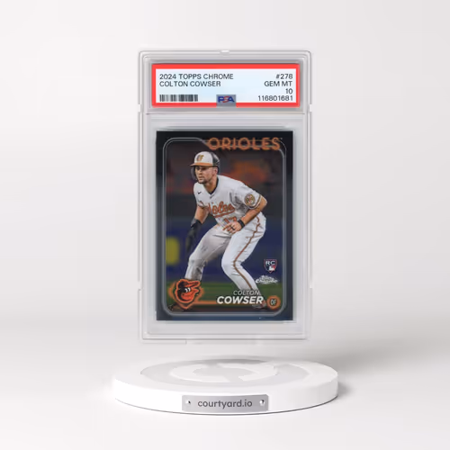2024 Topps Chrome #278 Colton Cowser (PSA 10 GEM MINT)