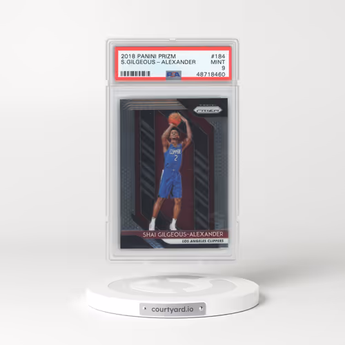2018 Panini Prizm #184 Shai Gilgeous-Alexander (PSA 9 MINT)