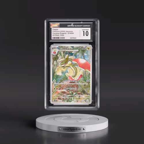 2024 Pokémon Sv7a-Paradise Dragona #074 Flapple - Art Rare (CGC 10 GEM MINT)