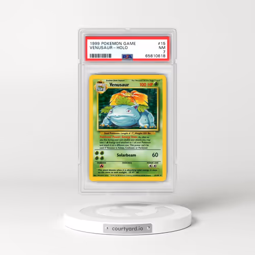 1999 Pokémon Game #15 Venusaur - Holo (PSA 7 NM)