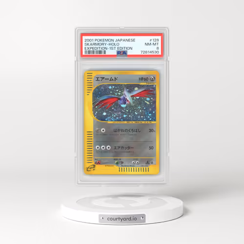 2001 Japanese Expedition #128 Skarmory - 1st Edition Holo (PSA 8 NM-MT)