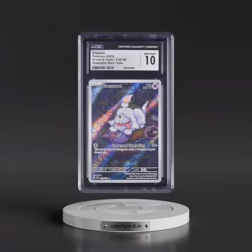 2023 Scarlet & Violet #214/198 Greavard - Illustration Rare Holo (CGC 10 GEM MINT)