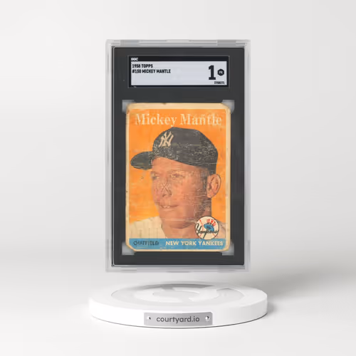 1958 Topps #150 Mickey Mantle (SGC 1 PR)
