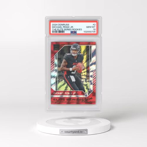 2024 Panini Donruss the Elite Series Rookies #2 Michael Penix Jr. (PSA 10 GEM MINT)