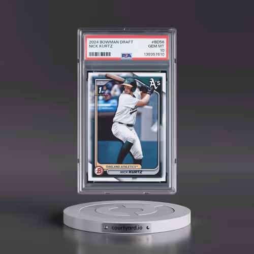 2024 Bowman Draft #BD56 Nick Kurtz (PSA 10 GEM MINT)