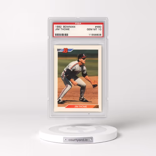 1992 Bowman #460 Jim Thome (PSA 10 GEM MINT)