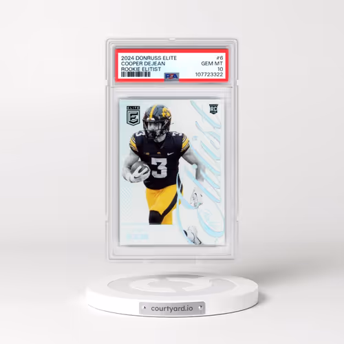2024 Panini Donruss Elite Rookie Elitist #6 Cooper Dejean (PSA 10 GEM MINT)
