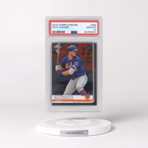 2019 Topps Chrome #204 Pete Alonso (PSA 10 GEM MINT)