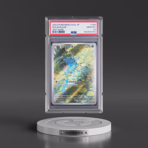 2023 Pokémon Sv2a-Pokemon 151 #166 Bulbasaur - Art Rare (PSA 10 GEM MINT)