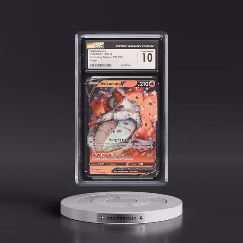 2021 Evolving Skies #021/203 Volcarona V - Holo (CGC 10 GEM MINT)
