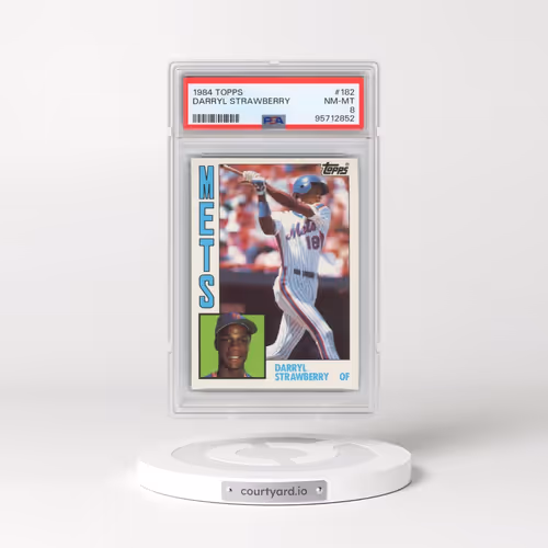 1984 Topps #182 Darryl Strawberry (PSA 8 NM-MT)