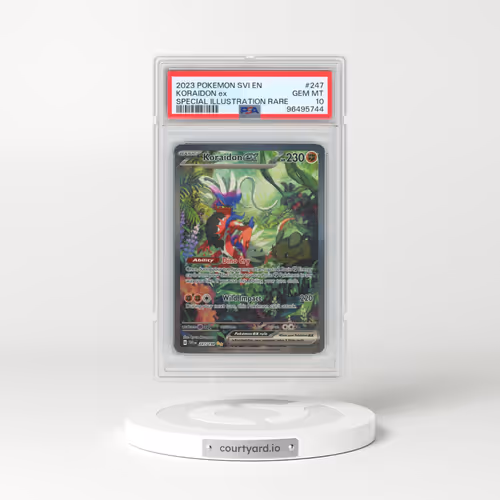 2023 Pokémon Svi EN-Scarlet & Violet #247 Koraidon EX - Holo Special Illustration Rare (PSA 10 GEM MINT)