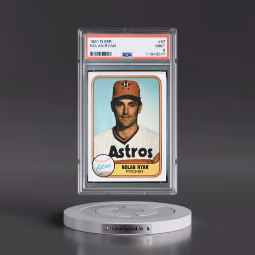 1981 Fleer #57 Nolan Ryan (PSA 9 MINT)
