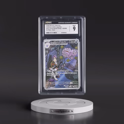 2025 Glory of the Rocket Gang - sv10 #105/098 Team Rocket's Weezing - Art Rare Holo (CGC 9 MINT)
