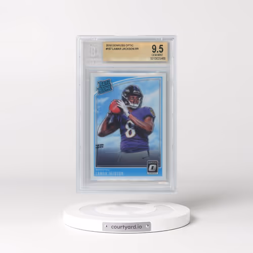 2018 Panini Donruss Optic #167 Lamar Jackson (BGS 9.5 GEM MINT)