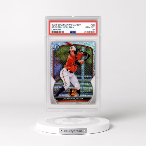 2023 Bowman Mega Box Chrome #20 Jackson Holliday (PSA 10 GEM MINT)