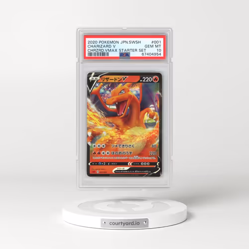 2020 Pokémon Sword & Shield Charizard Vmax Starter Set #001 Charizard V - Holo (PSA 10 GEM MINT)