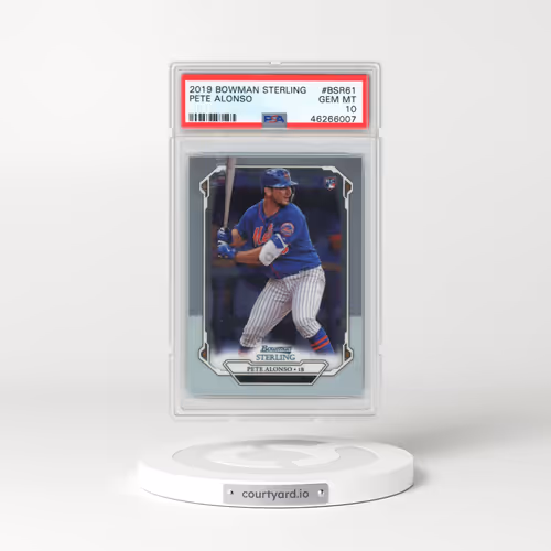 2019 Bowman Sterling #BSR61 Pete Alonso (PSA 10 GEM MINT)