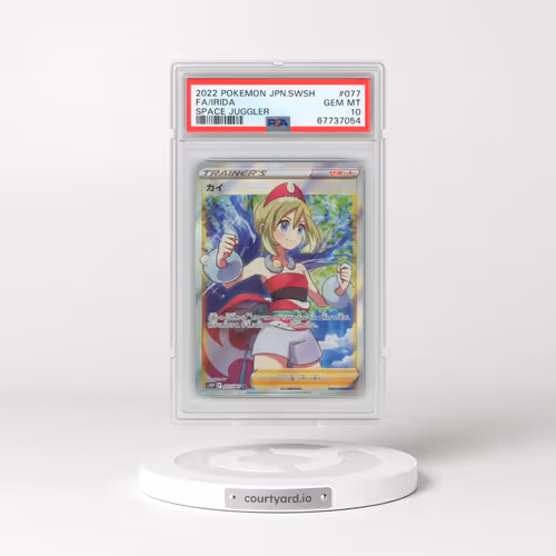 2022 Pokémon Sword & Shield Space Juggler #077 Irida - Full Art (PSA 10 GEM MINT)