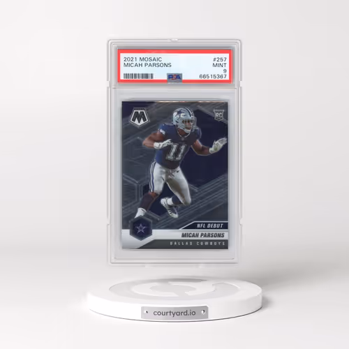 2021 Panini Mosaic #257 Micah Parsons (PSA 9 MINT)