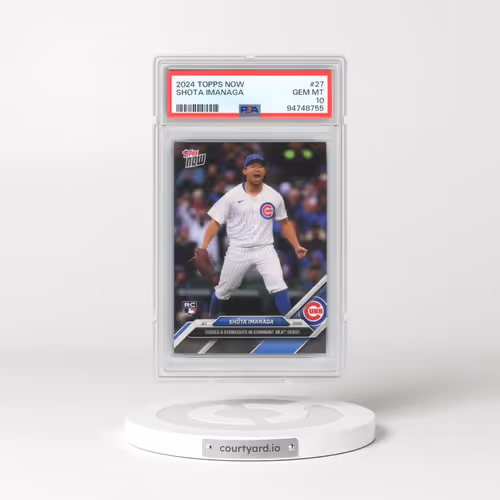 2024 Topps Now #27 Shota Imanaga (PSA 10 GEM MINT)