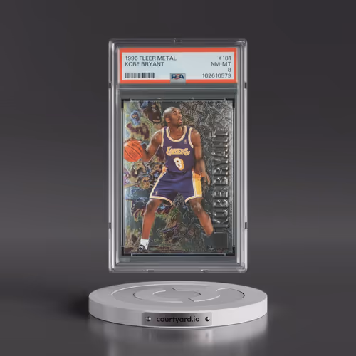 1996 Metal #181 Kobe Bryant (PSA 8 NM-MT)
