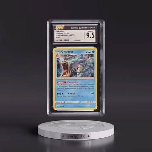 2018 Dragon Majesty #20/70 Gyarados - Holo (CGC 9.5 MINT+)