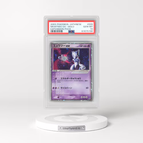 2003 Pokémon Expansion Pack #026 Mewtwo EX - Holo Holo (PSA 10 GEM MINT)