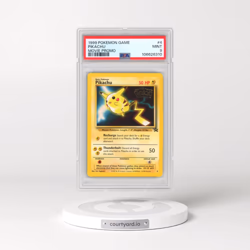 1999 Pokémon Game Movie #4 Pikachu - Movie Promo (PSA 9 MINT)