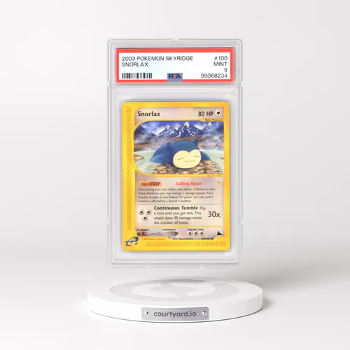 2003 Pokémon Skyridge #100 Snorlax (PSA 9 MINT)