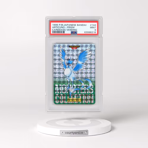 1996 Pokémon Bandai Carddass Vending #144 Articuno-Prism (PSA 9 MINT)