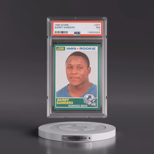 1989 Score #257 Barry Sanders (PSA 7 NM)