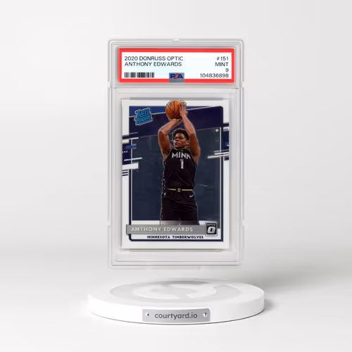 2020 Panini Donruss Optic #151 Anthony Edwards (PSA 9 MINT)