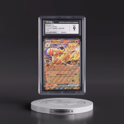 2025 Pokémon Jtg EN-Journey Together #024 Blaziken EX - Holo (CGC 9 MINT)