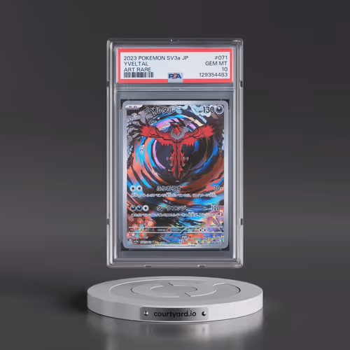 2023 Pokémon Sv3a-Raging Surf #071 Yveltal - Art Rare (PSA 10 GEM MINT)