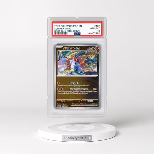 2023 Pokémon Par EN-Paradox Rift #107 Slither Wing - Best Buy Exclusive (PSA 10 GEM MINT)