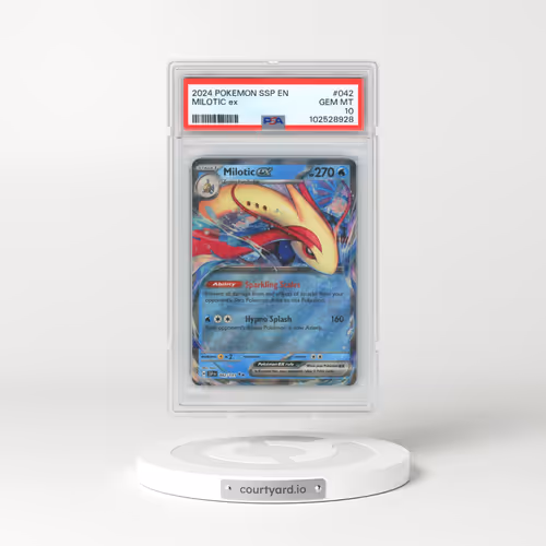 2024 Pokémon Ssp EN-Surging Sparks #042 Milotic EX - Holo (PSA 10 GEM MINT)