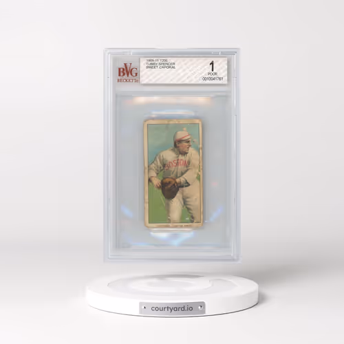 1909 T206 #460 Tubby Spencer (Sweet Caporal) (BVG 1 PR)