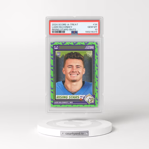 2024 Panini Score-A-Treat Rising Stars #34 Ladd McConkey - Bats (PSA 10 GEM MINT)